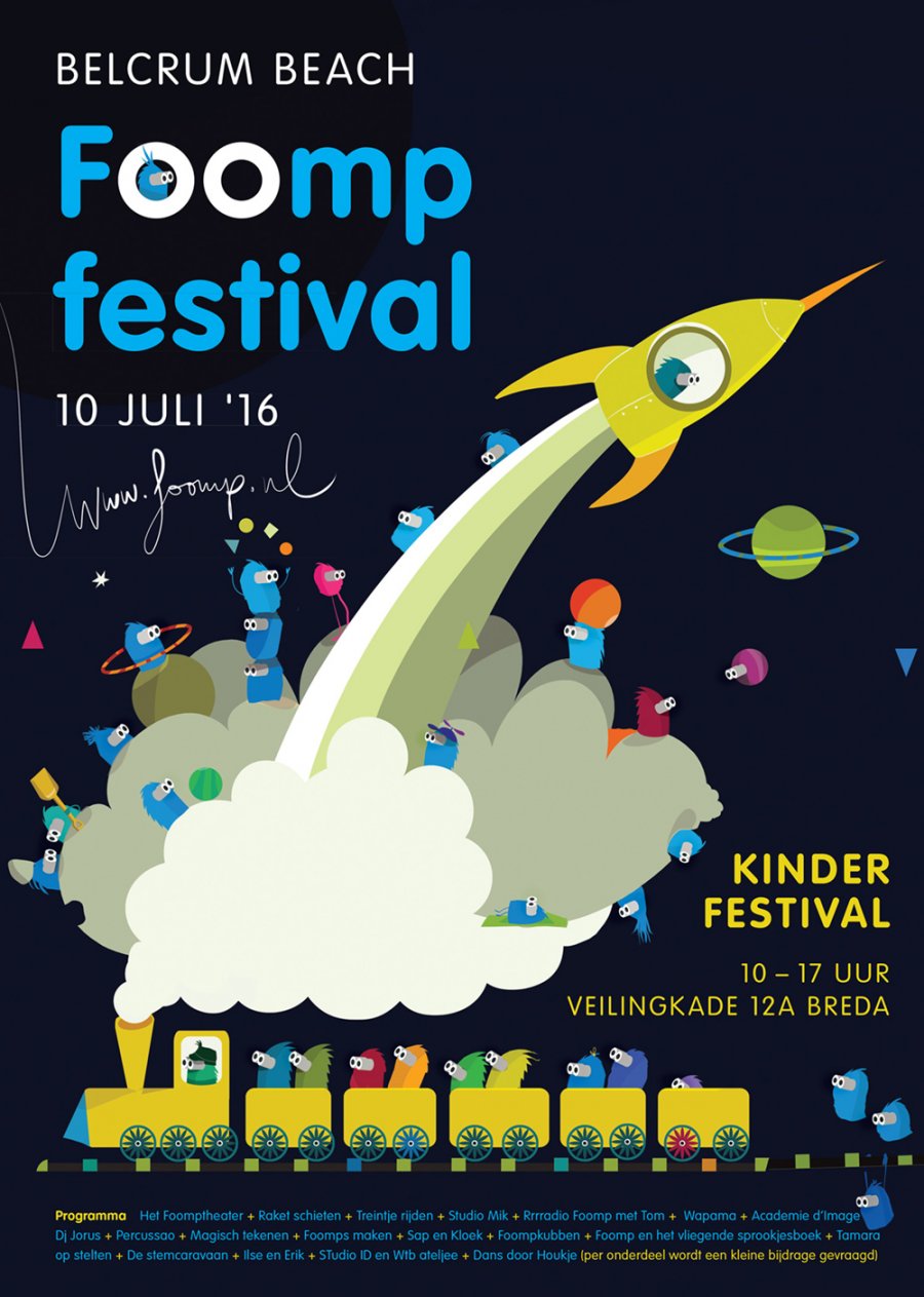Poster Foompfestival 2016 